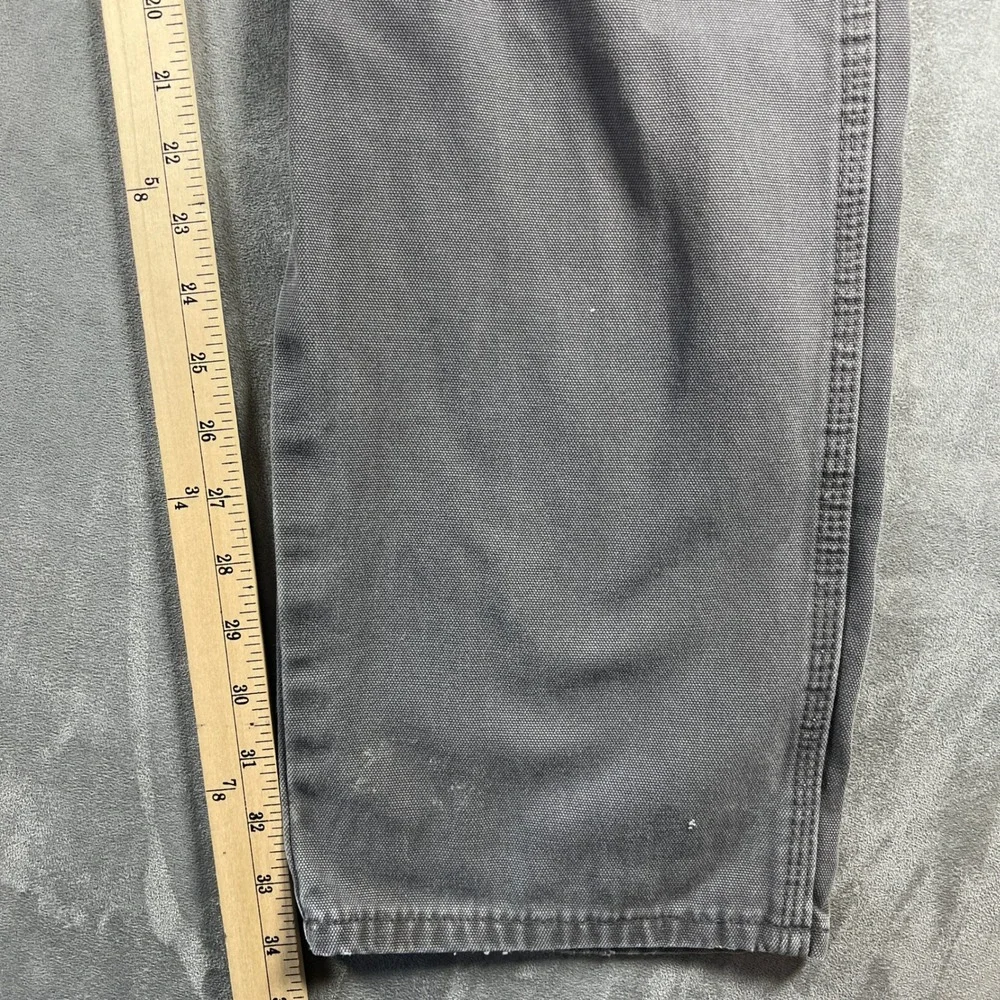 Y2k Distressed Dickies CArpenter Pants Gray Size 34x34 Workwear‎ Grunge Skater